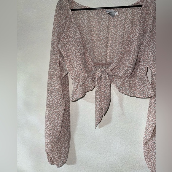 Princess Polly -Neima Dusty Pink Crop top- Size 4 - Picture 3 of 5